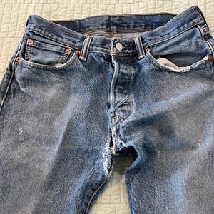 Levi 501 Jeans.  32” x 34”
